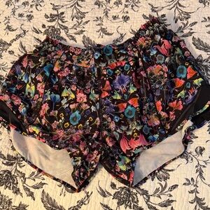 lululemon athletica Multicolor Floral Athletic Shorts